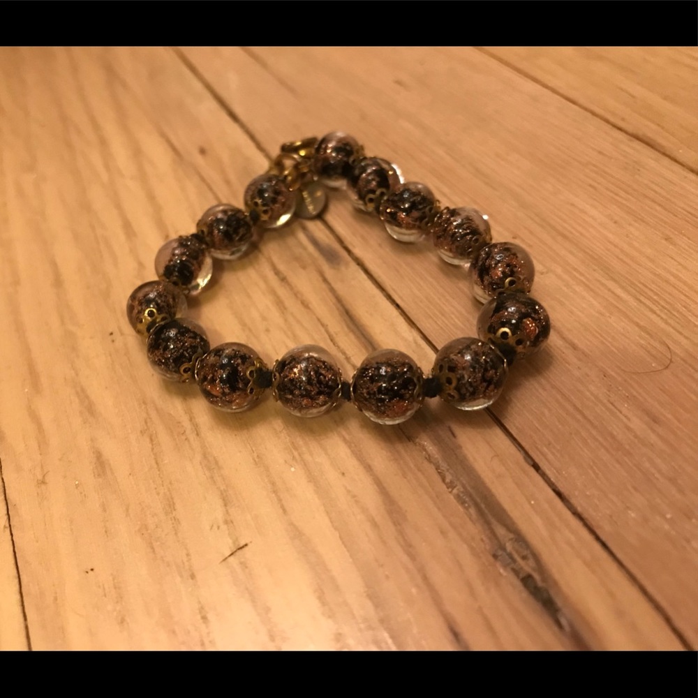 Blown glass bracelet